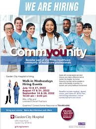 walk in wednesdays hiring event for