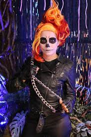 ghost rider cosplay with the best wig