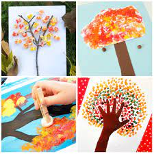 20 fun fall tree crafts for kids