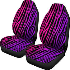 Pink Zebra Car Seat Covers Pattern Car