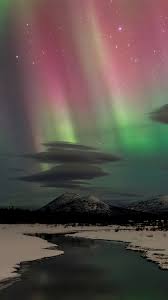 Northern Lights Night Sky Scenery 4K ...
