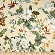 Waverly Garden Images Parchment Fabric