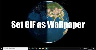 animated gif as desktop wallpaper