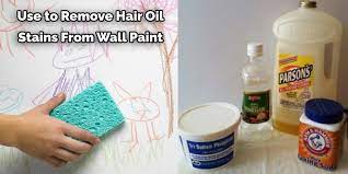 Remove Hair Oil Stains From Wall Paint