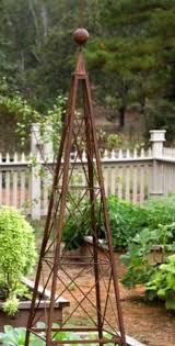 Rustic Garden Pyramid Trellis Is Design