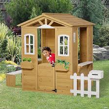 Outsunny Outdoor Playhouse For Kids