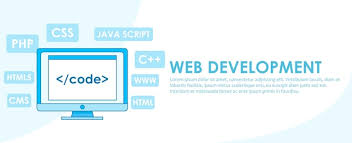web development banner computer