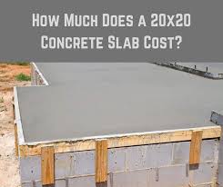 20x20 Concrete Slab Cost