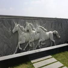 Stone Horse Wall Mural Water