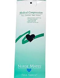 Nurse Mates Womens 15 20 Mmhg Medically Correct Compression Knee High Stockings Hosiery
