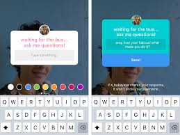 To put a question to someone, or to request an answer from someone: Instagram Adds The Questions Sticker A New Way To Poll Your Friends The Verge