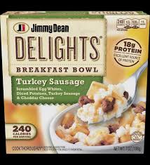 turkey sausage breakfast bowl 7 oz