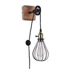 Wall Sconce Pendant With Pulley Pendol