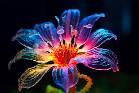 cool glowing flower royalty free hd