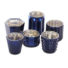 Large selection of quality wholesale candle holders products in china. Koyal Wholesale Navy Blue Mixed Mercury Glass Candle Holders 6 Pack Mismatched Candle Holders For Candle Votives Walmart Com Walmart Com