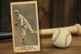 Trading card template person historical figure by literacy chick. Babe Ruth Rookie Card Found In 25 Piano Sells For 108 378
