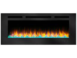Allusion Recessed Linear Electric Fireplace