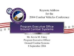 Ppt Keynote Address For The 2004 Combat Vehicles