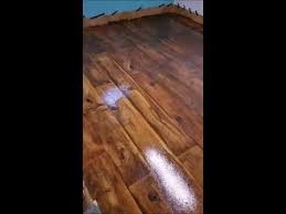 paint faux wood floors over concrete