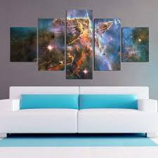 Carina Nebula 5 Piece Canvas Wall Art