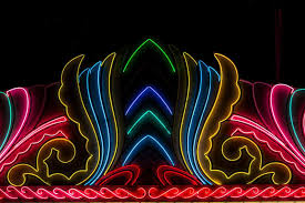 Neon Marquee Of The Fremont Theater In San Luis Obispo