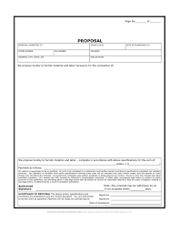 Printable Blank Bid Proposal Forms | Construction Proposal Bid ... via Relatably.com