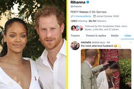 In attesa del matrimonio con meghan markle, ripercorriamo la storia del principe harry (che si conferma bello e. Rihanna Likes Video Of Prince Harry Fixing Meghan Markle S Hair