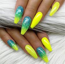 A broken heart adorning our nails is the only broken heart we want in our lives. 77 Bright Neon Nails To Try This Summer Lovika