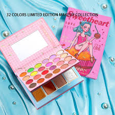 32 colors eyeshadow palette fine and