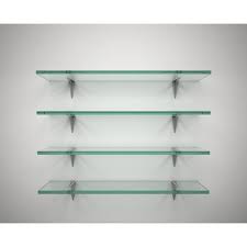 Amatra Bathroom Glass Shelves