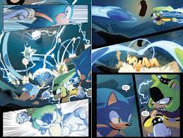 ಠ ₎₋₋₍ ಠ)☕ I see... — Sonic VS Surge from IDW Sonic #50