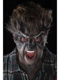 werewolf head prosthetic costume