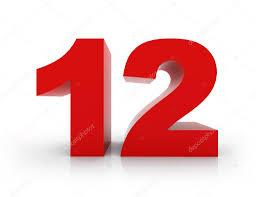 Number 12 Stock Photo by ©morenina 66714477