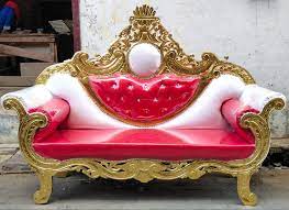 wooden designer king metal sofa