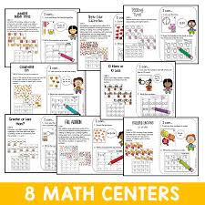 First Grade Math Centers And Literacy