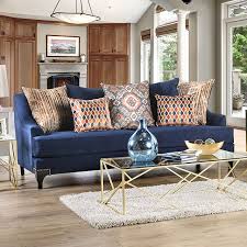 Sisseton Navy Sofa By Furniture Of