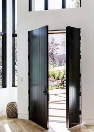 27 chic dark front doors to try for