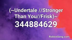Roblox undertale id code ut songs. Undertale Stronger Than You Frisk Roblox Id Roblox Music Code Youtube