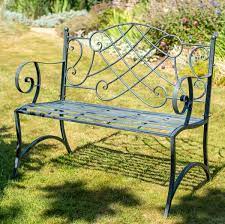 Decorative Grey Garden Bench Romantic