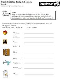 Sie können je nach kenntnisstand die übungsblätter durchführen. Ubungen Deutsch Klasse 2 Kostenlos Zum Download Lernwolf De