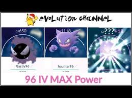 Haunter Max Cp For All Levels Pokemon Go