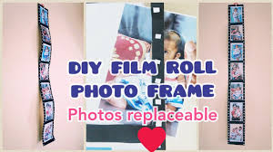 Ikea Photo Reel Photo Frame Tutorial Film Roll Photo Frame Diy Ikea Drops Photo Collage Dupe