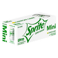 sprite zero sugar soda mini 7 5 oz cans