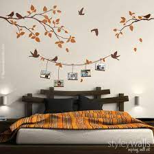 Photo Frames And Branch Wall Decal