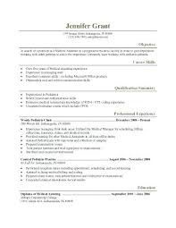 Resume Examples For Medical Assistant Emelcotest Com