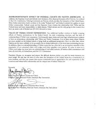 Letter From National Native American Bar Association Seeking