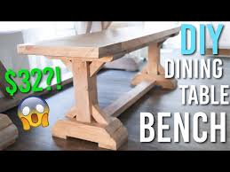 Diy Dining Table Bench Only 32 In