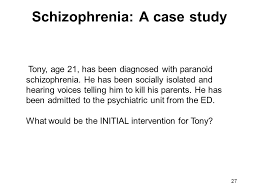 According to the     facts it reveals Schizophrenia     SlideShare