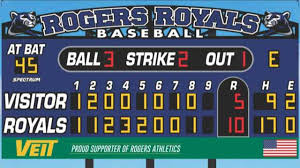 Now, finally a simple baseball/softball scoreboard on your phone. Fanangel Rogers High School Baseball Scoreboard 2019