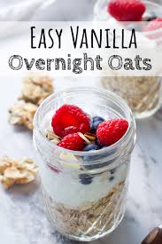 easy overnight oats eat dessert snack